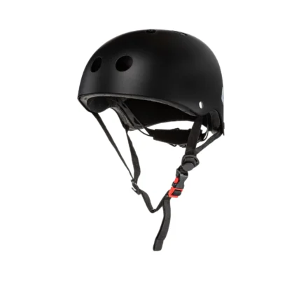 Casco - Beetle Helm M1, Cierre de barbilla, Adhesivos reflectantes, Negro